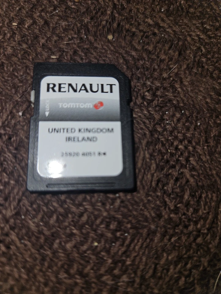 ❌ Renault TOMTOM Sat Nav SD Card x1 United KINGDOM and IRELAND 259209024R - Image 1 of 1