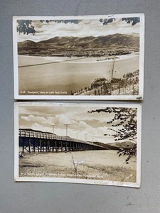 Vintage RPPC Lot Sandpoint Idaho die längste Holzbrücke der Welt unbespielt Postkarte - Bild 1 von 2