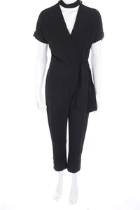 ZARA Jumpsuit Wickel-Optik S schwarz NEU - Bild 1 von 4