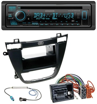 Kenwood Bluetooth DAB CD MP3 USB Autoradio für Opel Insignia 2008-2013 schwarz - Bild 1 von 4