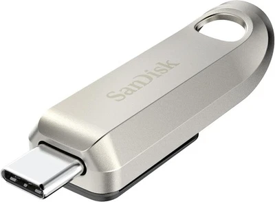 SanDisk Ultra Luxe 128GB USB 3.2 Gen 1 Type-C 300MBs Flash Drive SDCZ75-128G-G46 - Image 1 of 4