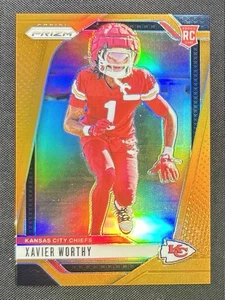 2024 Panini Prizm Rookies Xavier Worthy #399 Orange Prizm /249 Rookie RC Chiefs - Bild 1 von 2