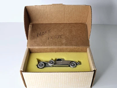 Danbury Mint - 1934 Duesenberg SJ - Pewter W/ Original Shipping Box - Image 1 of 4