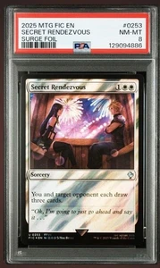 2025 MTG PSA8 Secret Rendezvous Surge Foil Tifa Final Fantasy #0253 - Picture 1 of 4