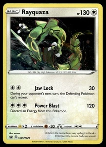 Pokemon TCG SWSH: Sword & Shield Promo Cards #SWSH029 Rayquaza NM - Picture 1 of 2