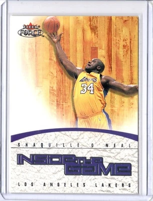 2001-02 FLEER FORCE SHAQUILLE O'NEAL INSIDE THE GAME 448/699 LAKERS HOF🔥 - Image 1 of 2