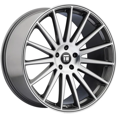 Touren TR92 22x10.5 5x4.5" +32mm Gunmetal Wheel Rim 22" Inch — 第 1/4 张图片