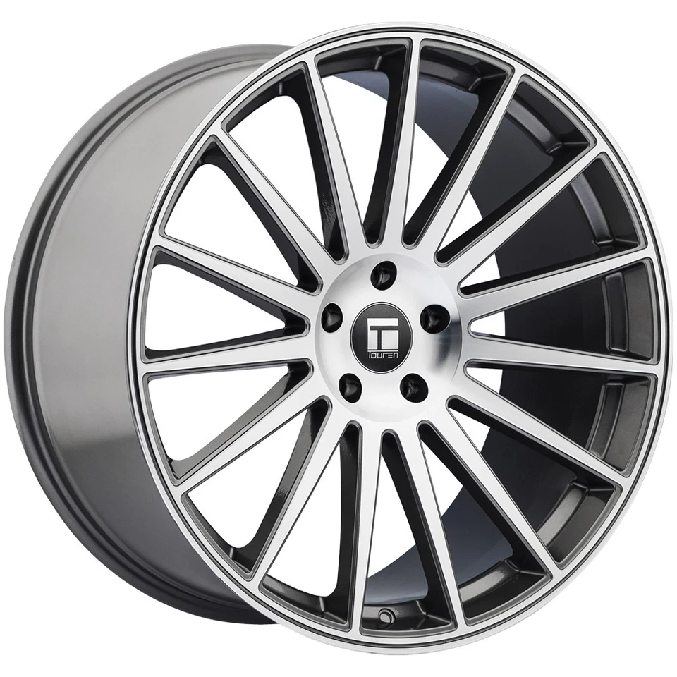 Touren TR92 22x10.5 5x4.5" +32mm Gunmetal Wheel Rim 22" Inch — 第 1/4 张图片
