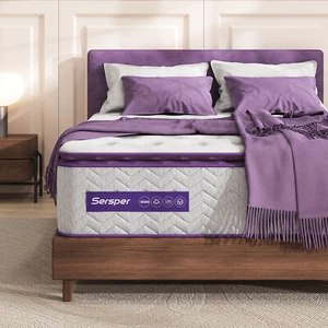12/14 inch Pillow Top Memory Foam Hybrid Mattress in a Box - Full Queen King - Picture 1 of 8