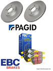 Pagid Rear Brake Discs & Ebc Yellowstuff Rear Pads For Ford Fiesta Mk7 St180