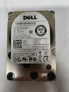 Dell 2.5" 300GB SAS Hard Drive 10kRPM 6GBps WD3001BKHG-18D22V1 - Afbeelding 1 van 3