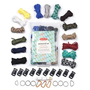 Incraftables Paracord kit with 15 Colors Paracord Rope (2mm) - Picture 1 of 8