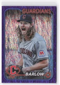 2024 Topps Update Scott Barlow #US42 Purple Holofoil #/799 - Picture 1 of 2