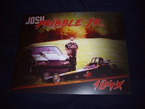 2019 JOSH PRIBBLE JR. JUNIOR DRAGSTER NHRA POSTCARD Cover