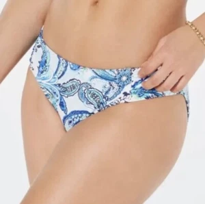 LAUREN Ralph Lauren Fiesta Blue Paisley Hipster Bikini Swim Bottoms 6 NWT - Picture 1 of 3