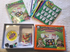 Auditory Adventures Open Ended Token Barrier Bingo Speech Language Therapy - Imagen 1 de 3