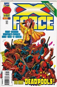 X-Force #56 • Too Many Deadpools! Cover (July 1996, Marvel) VF/NM - Picture 1 of 2
