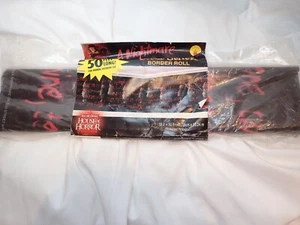 Nightmare Elm Street Halloween Freddy Wall Decoration Scene Rubies Border Roll - Picture 1 of 5