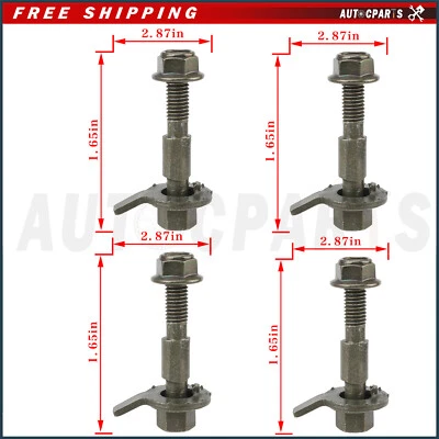 4x Adjustable Camber Correction Alignment Kits for Hyundai Accent Elantra Excel - Image 1 of 4