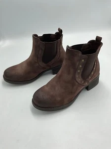 Electric Karma Niko Brown modische Damen-Stiefeletten rund geschnitten Größe 9 - Bild 1 von 4