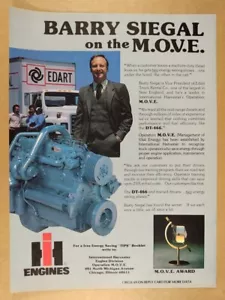 1981 IH International DT466 Diesel Engine vintage print Ad - Picture 1 of 1