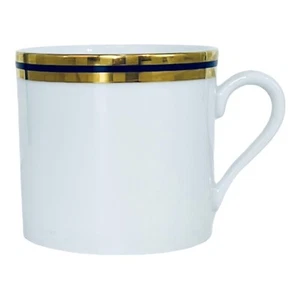 Tiffany & Co GUNARD SEA GODDES Gold Kobaltblau Bone China Demitasse Tasse NEU - Bild 1 von 7