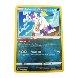 Pokemon Juego de Cartas Coleccionables Radiante Hisuian Sneasler 123/196 Radiante Holo Raro SW&SH Origen Perdido - Imagen 1 de 4