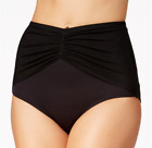 Coco Reef Diva Mesh High-Waist Bikini Bottoms U95143 Black Med,Large Nwt $53