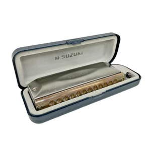 SUZUKI S-48B Bass Chromatic Harmonica Sirius Series 12 Holes 48 Notes JPN - Picture 1 of 10