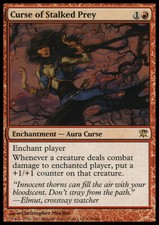 MTG Curse of Stalked Prey Foil Italian EXC Curse Stalking Prey