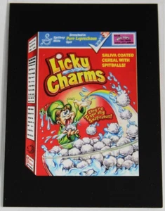 WACKY PACKAGES 2013 ANS11 BLACK CANVAS card #20 "Licky Charms" - Picture 1 of 3