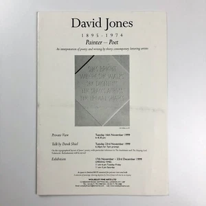 David Jones 1895-1974. Painter - Poet Wolseley Fine Arts 1999 - Picture 1 of 9