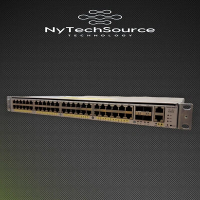 Cisco Catalyst 4948 WS-C4948E-F 48 Port Gigabit Switch Dual AC - Image 1 of 4
