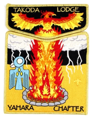 Yahara Chapter Takoda Lodge Flap Set Glacier’s Edge Council Patch OA BSA WI - Image 1 of 2