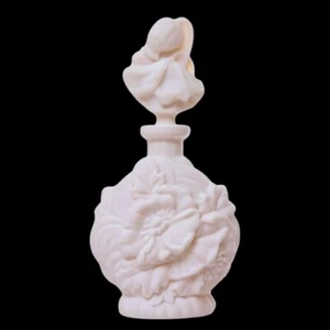 Art Deco Pink Glass ' Poppies ' Collectible Perfume Bottle 1930' H. Hoffmann - Picture 1 of 4