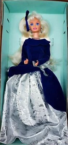 Barbie de terciopelo de invierno Mattel 1995 - Imagen 1 de 2