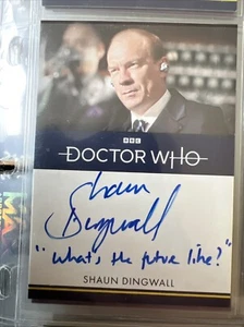 Doctor Who Serie 1-4: Shaun Dingwall als Peter Tyler Inschrift Autogramm Dr. - Bild 1 von 1