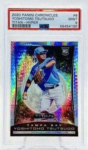 2020 Panini Chronicles YOSHITOMO TSUTSUGO RC TITAN HYPER PSA 9 MINT #/299 - Picture 1 of 2