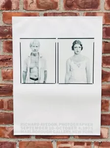 Amerikanischer Fotograf Richard Avedon 1975 Ausstellungsplakat. Marlborough Gallery - Bild 1 von 15