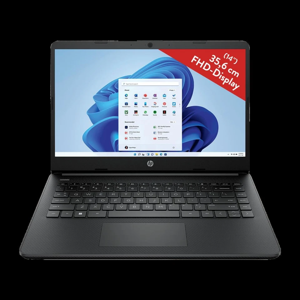 HP 14s-dq3505ng 14"/N4500/4/128SSD/W11 B-Ware - Bild 1 von 1