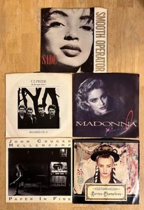 100 Records Madonna Sade U2 Michael Jackson Mellencamp INXS Heart Police ELO REO - Picture 1 of 20