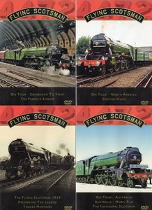 FLYING SCOTSMAN STEAM LOCOMOTIVE, DVDs, 4 DISCS, NOT IN BOX, 2012 - Picture 1 of 11