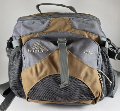 Mochila Bolso Kelty Jaunt Ajustable Cintura Lumbar Hombro Día Marrón Gris  Foto 1 de 4