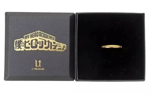 My Hero Academia U-Treasure Hawks K10 Yellow Gold Message Ring US6.5-7 w/ Box - Picture 1 of 1