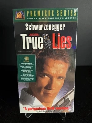 TRUE LIES 1994 VHS/SCHWARZENEGGER/JAMES CAMERON ACTION CLASSIC/NEW & SEALED! - Image 1 of 3