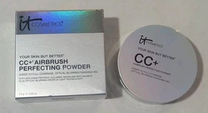 it Cosmetics YOUR SKIN BUT BETTER CC+ Airbrush Perfecting Powder LIGHT 0.33oz - Picture 1 of 9