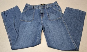 Gloria Vanderbilt Amanda Womens Petite Size 10P Classic Blue Jeans Flap Pockets* - Picture 1 of 5