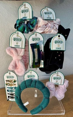 Wicked Glinda Elphaba Conair Niñas 8 Artículos Conjunto Diademas Clips Crujientes Foto 1 de 4