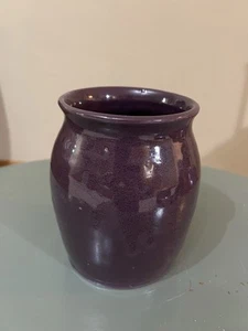 Vintage Bybee Cornelison Pottery Purple Utensil Holder - Picture 1 of 4