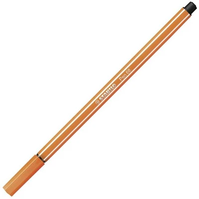 Premium-Filzstift STABILO Pen 68 Einzelstift gelbrot Malstift Fasermaler Schule - Bild 1 von 4